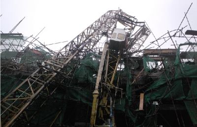 株洲建筑工地发生塔吊倒塌事故致3人死亡_天